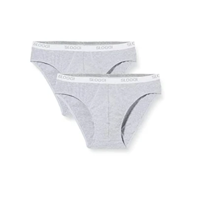 Imagen de sloggi men, Basic Mini 2p, Slip Hombre, Multicolor (Black Combination), 7