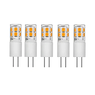 Imagen de SNYGCA Bombilla led G4, Blanco Calido 3000K AC/DC 12V 200LM, 2W Equivalente a 20W halógena, Sin Parpadeo, 5 pcs