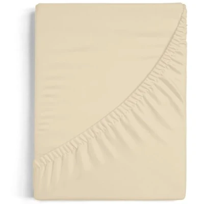 Imagen de Burrito Blanco Sábanas bajeras 150x190/200 cm Cama de 150 cm(+ Medidas Disponibles) Tejido Algodón 100% Diseño A8 Beige