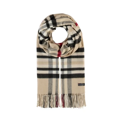 Imagen de Fraas Plaid Cashmink MADE IN Germany Bufanda, Mujer, Talla: One Size, Latte