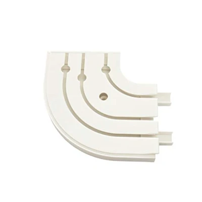 Imagen de GARDINIA Arco redondo GE3 con pieza final blanca 13.5/13.5 cm, 1 par, 2