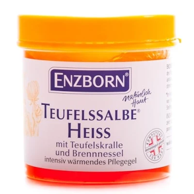 Imagen de enzborn Cuidado del gel Ungüento DIABLO Caliente 200ml, 1er Pack (1 x 200ml)