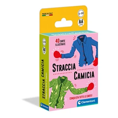 Imagen de Clementoni Straccia Camisa Barco, Cartas de Juego para niños, 2 6 Jugadores, 4 años +, Multicolor, 16298