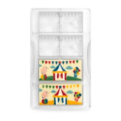Imagen de DECORA 0050135 Molde para Chocolate Tableta Circo