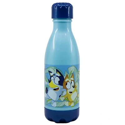 Imagen de Botella de agua infantil reutilizable plástico libre BPA 560 ml Bluey