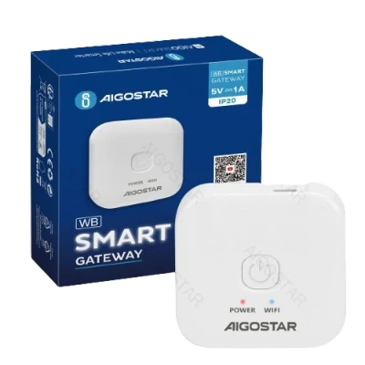 Imagen de Aigostar Smart Gateway Centro de control para bombillas inteligentes Bluetooth Mesh. Sistema Bridge uso remoto dispositivos Mesh Controla hasta 50