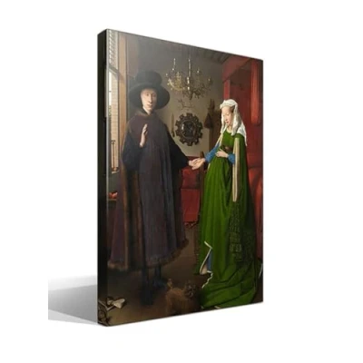 Imagen de Cuadro Canvas El Matrimonio Arnolfini de Jan Van Eyck 40cm x 55cm