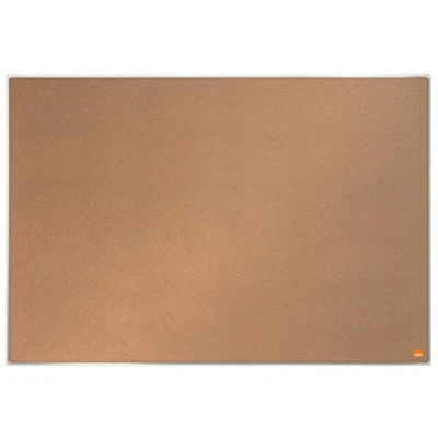 Imagen de Nobo Tablero de Anuncios Corcho, 900 x 600mm, Marco Fino, Superficie Corcho Autorregenerable, Sistema Instalación InvisaMount, Impression Pro, Marrón Claro, 1915230