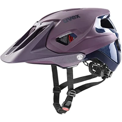 Imagen de uvex quatro integrale, casco MTB ligero unisex, ajuste de talla individualizado, visera regulable, plum navy matt, 56 61 cm