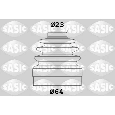 Imagen de SASIC 1904011 Fuelle Palier Eje delantero, lado de engranaje RENAULT: CLIO 3, TWINGO 2