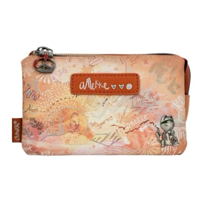 Imagen de Anekke Monedero de Mujer con Cierre Cremallera 3 Compartimentos Accesorios y Complementos 15x9x4 cm