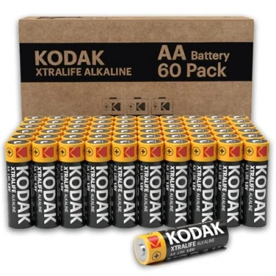 Imagen de Kodak AA Xtralife pilas alcalinas (Pack de 60)
