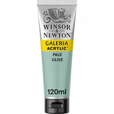 Imagen de Winsor &amp; Newton Pintura Acrílica , 120 ml, Verde (Pale Olive)