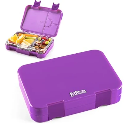 Imagen de Jarlson® fiambrera para niños con 6 compartimentos TONI de tritan caja almuerzo a prueba fugas Lunch box jardín infantes, escuela