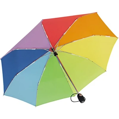Imagen de iX brella Supermini Parapluie pliant Multicolore Arc en ciel 95 cm