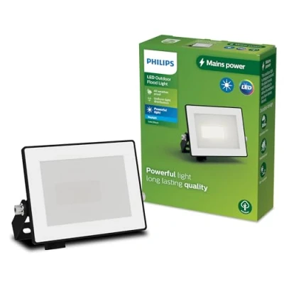 Imagen de Philips Lois Foco de Exterior, 10 W, 5000 K, Negro