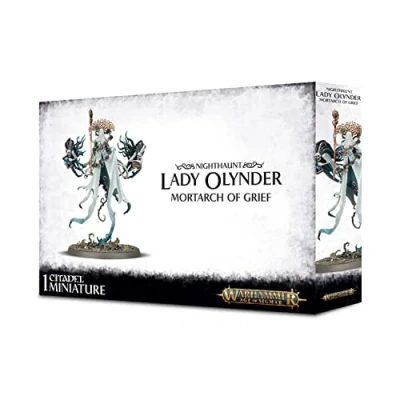 Imagen de Games Workshop Warhammer AoS Nighthaunt Lady Olynder 40 06, Color Negro