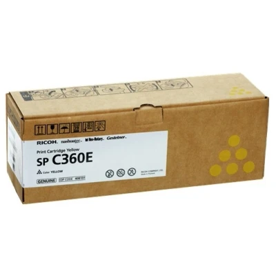 Imagen de Aficio SP C360DNw Ricoh C360E toner 408191 amarillo