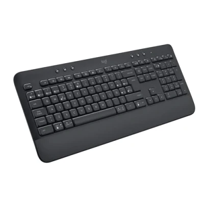 Imagen de Teclado inalámbrico Logitech Signature K650, Bluetooth, USB, Reposamanos, numérico, Teclas de acceso directo, Windows, macOS, Negro