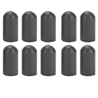 Imagen de Baquetas Silenciosas Tips,10 Pcs Consejos de Práctica Silenciosa Silicona Tip Drum Sticks Tambor Accesorios