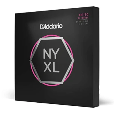 Imagen de D&#039;Addario NYXL45130 Long Scale &quot;5 String&quot; Regular Light Nickel Wound Bass Guitar String