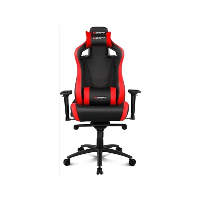 Imagen de Silla gaming Drift DR500R, Reposabrazos 4D, Cojín cervical y lumbar, Reclinable, Giratorio