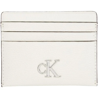 Imagen de Calvin Klein Jeans Minimal Monogram Cardcase Unisex Monedero, Talla: One Size, Silver birch