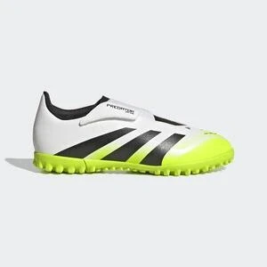 Imagen de adidas Performance Predator CLUB Unisex Botas de fútbol multitacos para niños, Talla: 34, White/core black/lucid lemon Zapatos