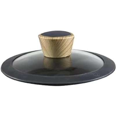 Imagen de BEPER Tapa de Cristal: 20 cm, Negro, x 7.5 cm