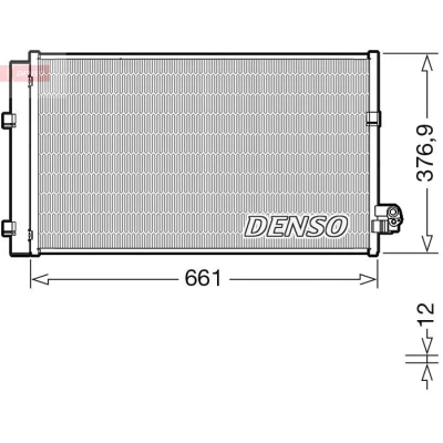 Imagen de DENSO DCN05106 Condensador con secador R 134 a