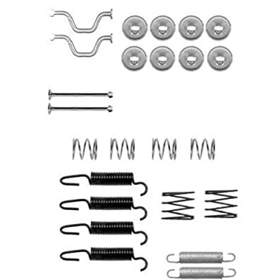 Imagen de HELLA 8DZ 355 201 821 Juego de accesorios, zapatas freno estacionamiento TOYOTA: Land Cruiser Prado 120, FJ Cruiser, 90