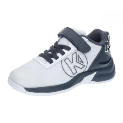 Imagen de Kempa Attack 2.0 Junior Game Changer, Balonmano, Calzado Deportivo, Zapatillas de Deporte, weiß/Marine, 31 EU