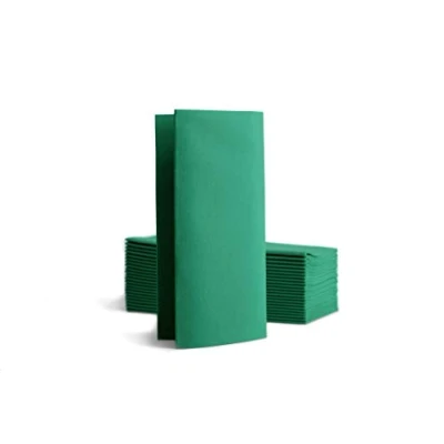 Imagen de Alvotex Chic Airlaid 50 servilletas Desechables (39 x 40 cm, 39 cm), Color Verde, AIR B39 40, cm