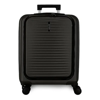 Imagen de Movom Dayton Maleta de Cabina Negro 40x55x20 cms Rígida ABS Cierre TSA 39,2L 3,14 kgs 4 Ruedas Dobles Equipaje Mano