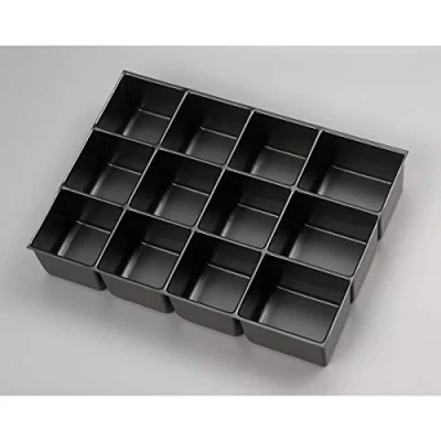 Imagen de BISLEY MultiDrawer Bandeja para cajones A3 (12 Compartimentos, 87 mm), Metal, 800 plástico, 42.5 x 31 8.3000000000000007 cm