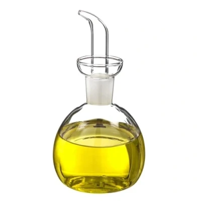Imagen de DAMDAM GO Aceitera de Cristal Antigoteo Forma Redonda 500 ml