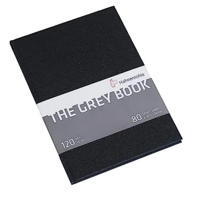 Imagen de Hahnemuhle : The Grey Book Cuaderno de bocetos: 120 g/m², 40 hojas, A5