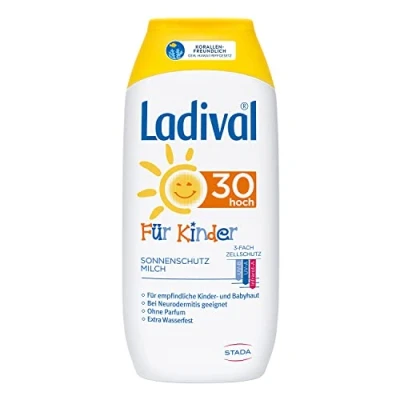 Imagen de Ladival Leche solar infantil, factor de protección 30, 200 ml