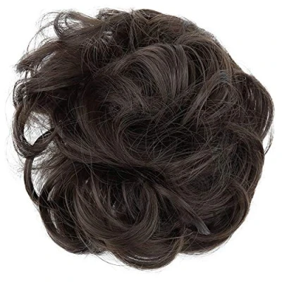 Imagen de CAISHA Liga Para El Cabello Pedazo De Voluminoso Updo Postizo Sintético Marrón G6A