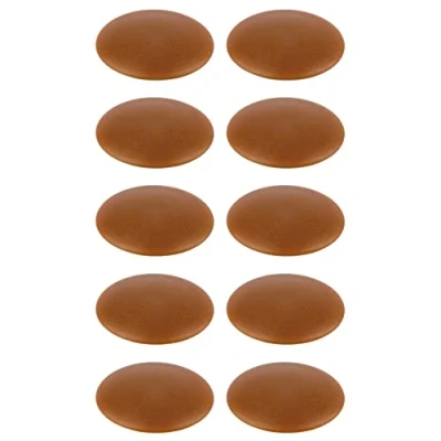 Imagen de cyclingcolors 10x Capuchón para tornillo TORX embellecedores tornillos tapones tapón plastico, Marrón Claro T20 12mm