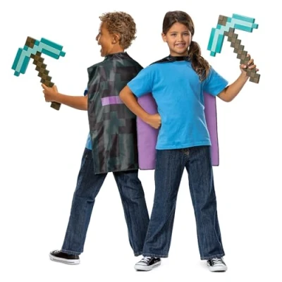 Imagen de Minecraft Kit de Pico y Capa 50 cm Licencia Oficial