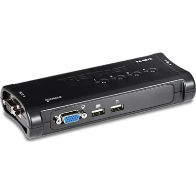 Imagen de TRENDnet TK 407K Kit de KVM Switch USB 4 Puertos