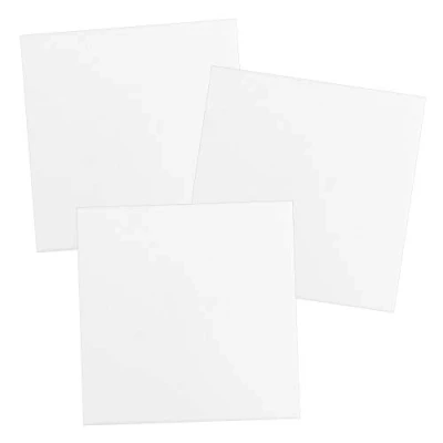 Imagen de Lienzo sobre bastidor, 280 g/m², color blanco, ideal para pintar con pinturas acrílicas, 30 x cm, 3 unidades