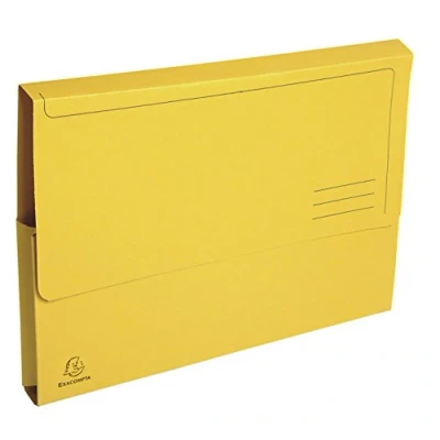 Imagen de Subcarpeta cartulina con bolsa exacompta din a4 amarillo 290 gr