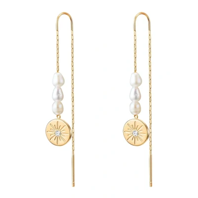 Imagen de Valero Pearls SÜSSWASSER Z Pendientes goldcoloured, Mujer, Talla: One Size, Gold coloured