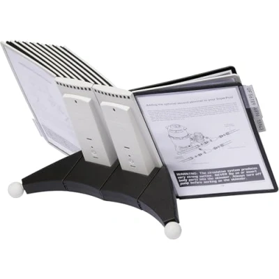 Imagen de Durable 551922 Sistema de paneles visualización Mesa Sherpa con 20 en negro/gris