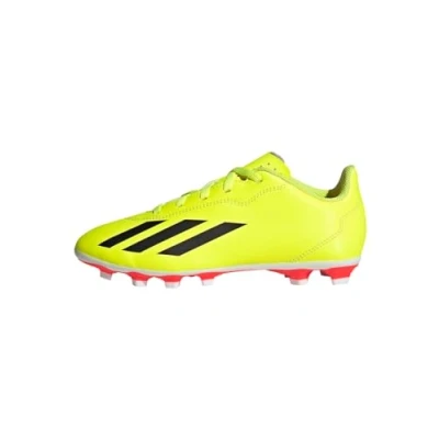 Imagen de adidas Performance X Crazyfast CLUB FXG Unisex Botas de fútbol con tacos para niños, Talla: 36, Team solar yellow/core black/footwear white Zapatos