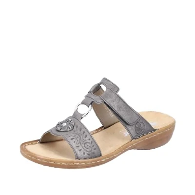 Imagen de Rieker 608K1, Zuecos Mujer, Grau (Stromboli / 45), 41 EU