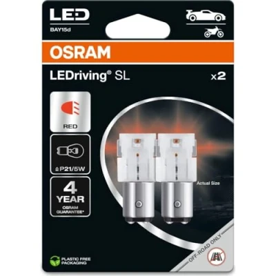 Imagen de Bombilla LED OSRAM LEDriving SL P21/5W RED