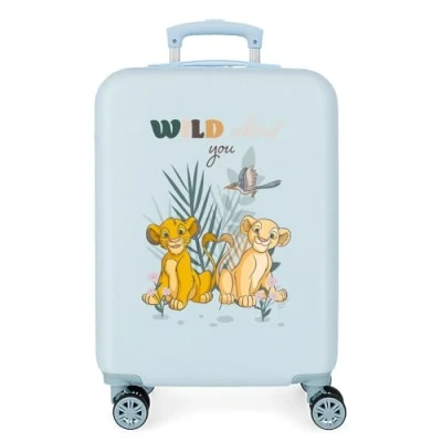 Imagen de Disney Before The Bloom Maleta de cabina Azul 34x55x20 cms Rígida ABS Cierre combinación lateral 32L 2,54 kgs 4 ruedas dobles 0